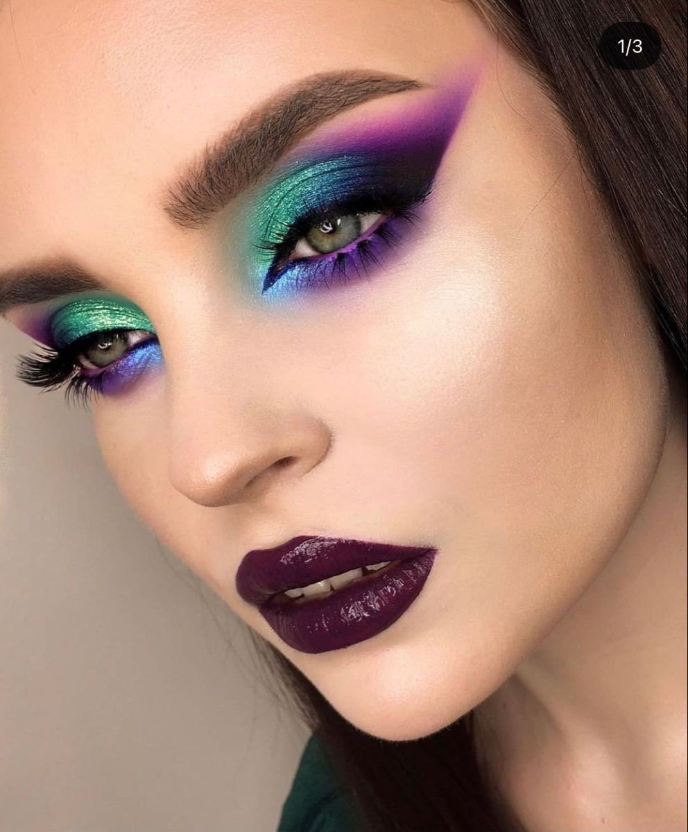 Beetlejuice glam makeup