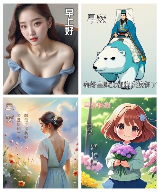 長輩圖產生器 & AI 早安圖製作