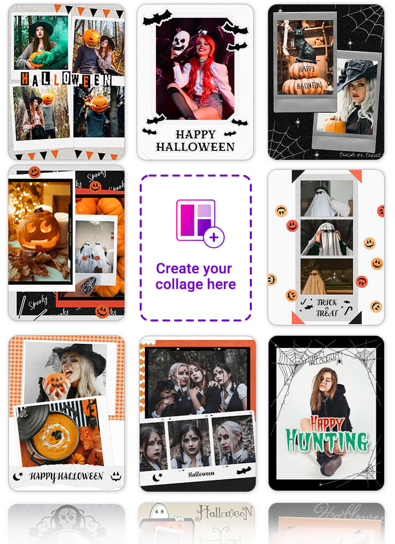 Collage photo Halloween