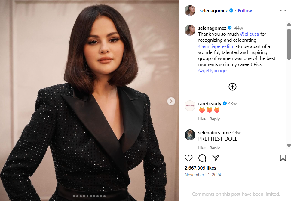 Round Face Shape Celebrity - Selena Gomez