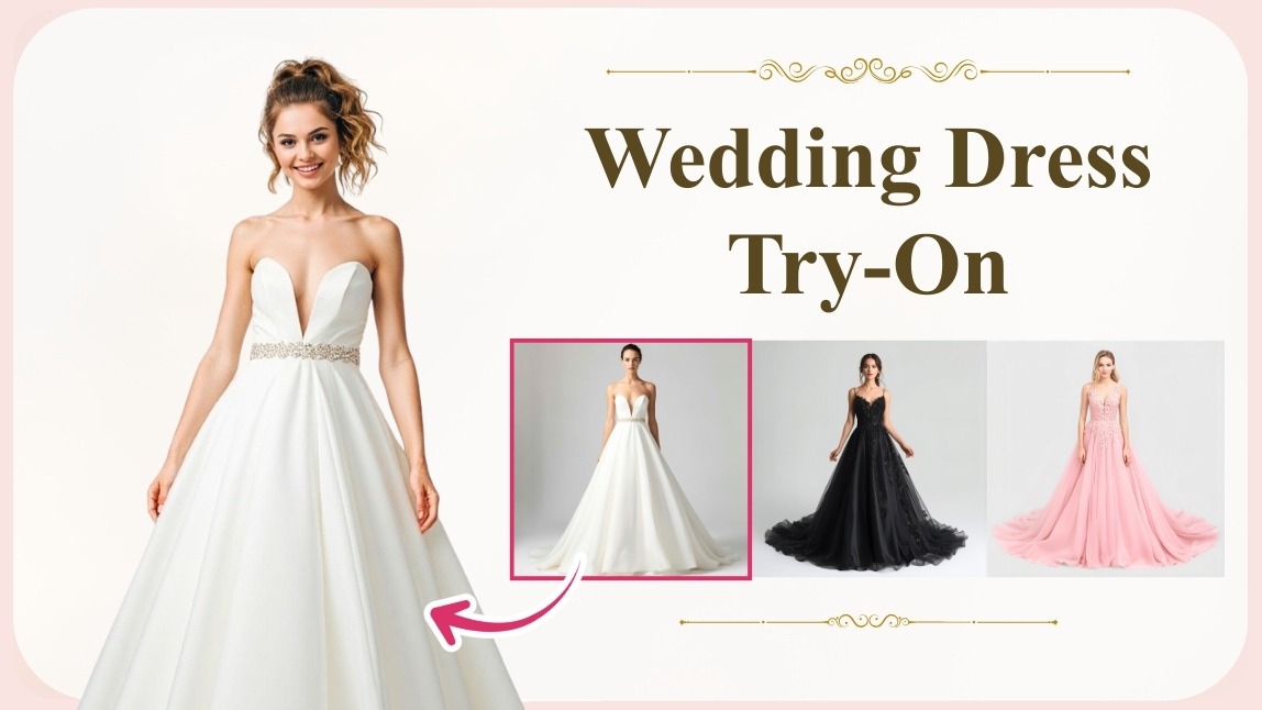 Free Wedding Dress Try-On at Home with AI