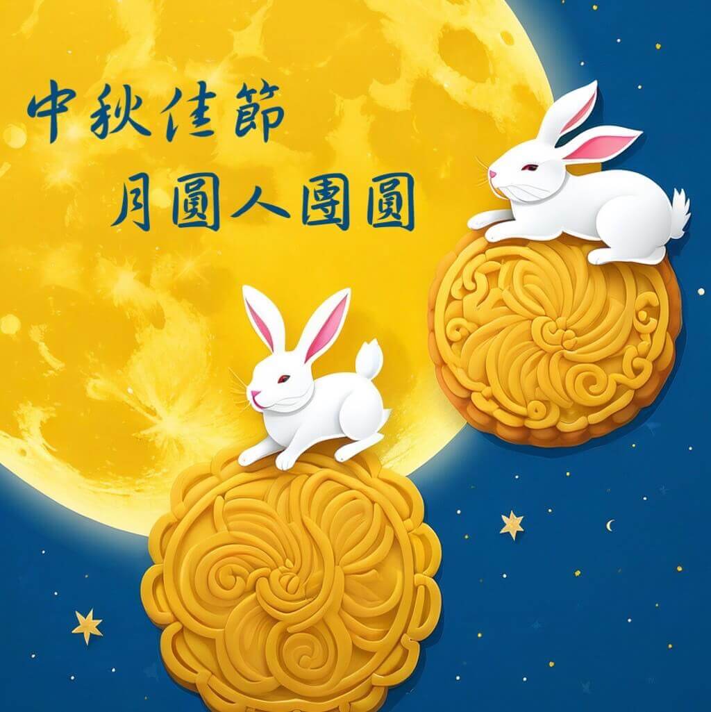 中秋節快樂圖｜中秋月圓人團圓