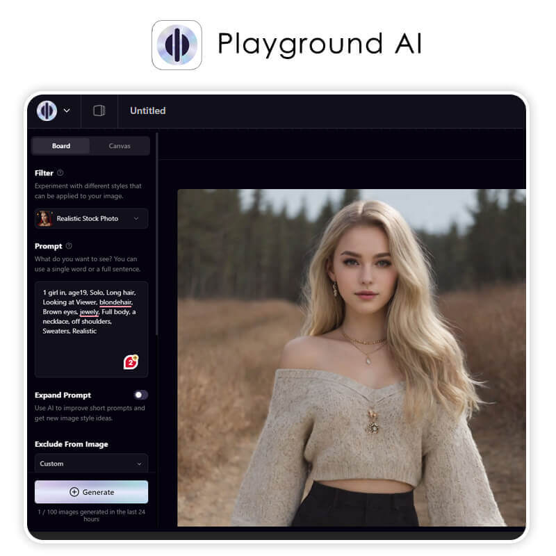 Best AI Image Generator: Playground AI