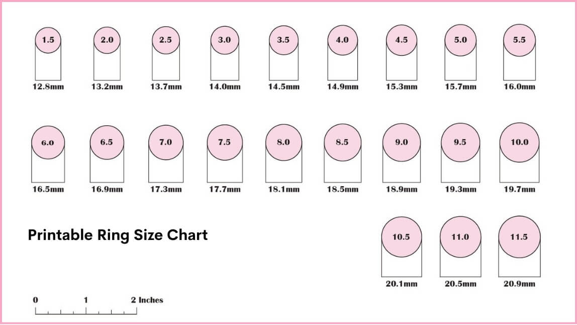 Ring Size Chart & Guide [2025]: How to Measure Ring Size