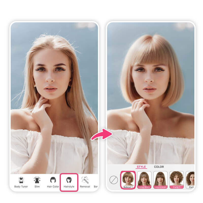 coupe de cheveux en fonction du visage : coupe de cheveux visage en forme de coeur Quelle coiffure pour mon visage