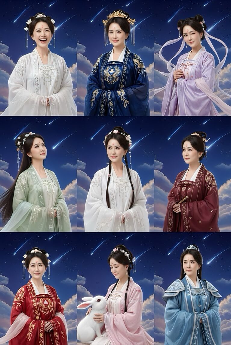 "中秋節祝福語、中秋節祝賀圖、中秋節可愛圖案分享領取	"