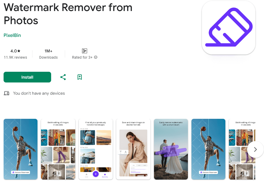 Watermark Remover App: Watermark Remover From Photos