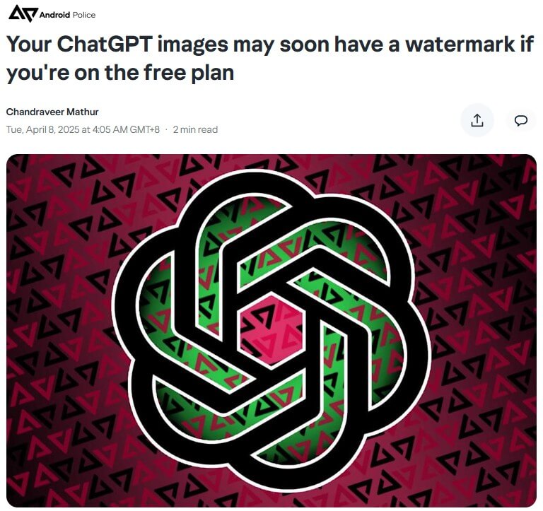 ChatGPT watermark remover