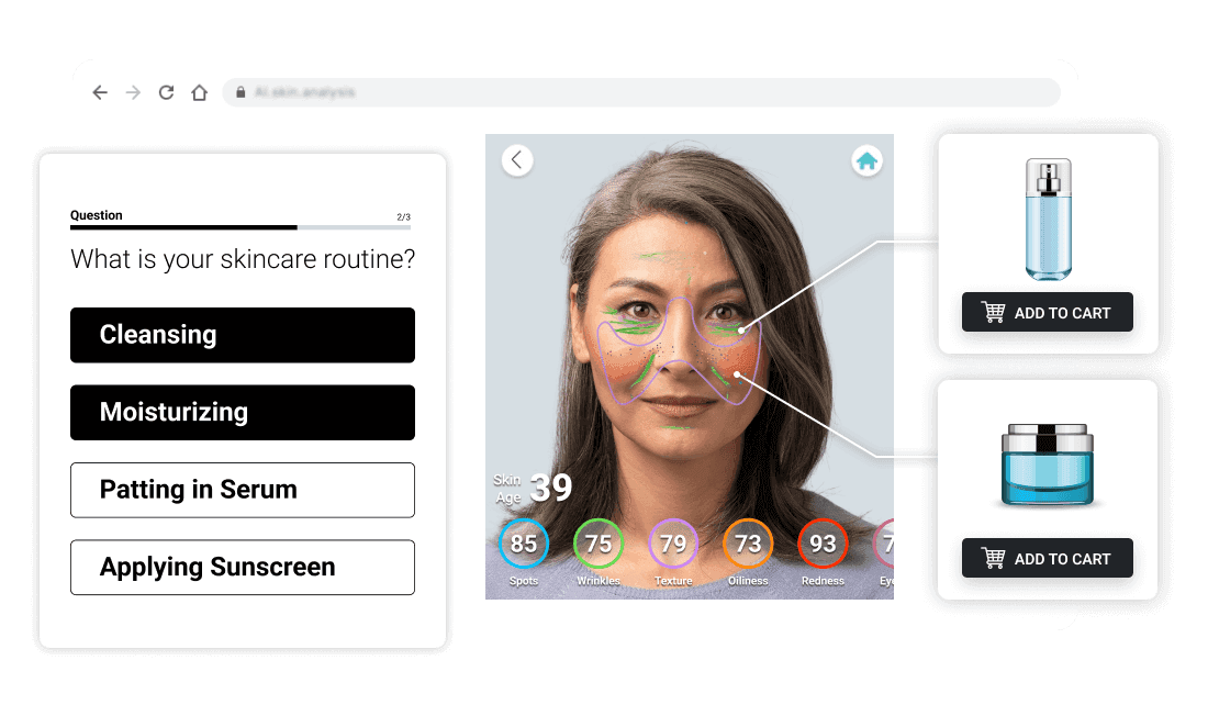 skin analysis product recommendations