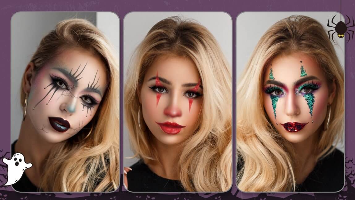 Clown makeup looks for Halloween 2025
