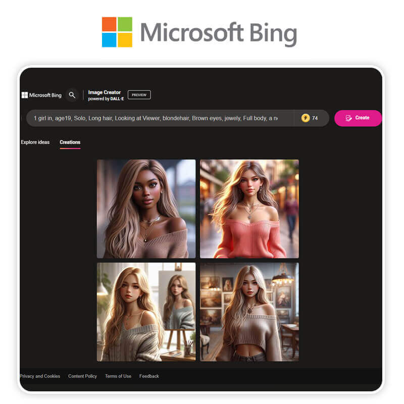 Meilleur Générateur d'Images IA : Créateur d'Images de Microsoft Designer (alias Bing Image Creator)