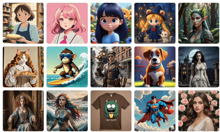 Créer des images IA via générateur d'images IA gratuit