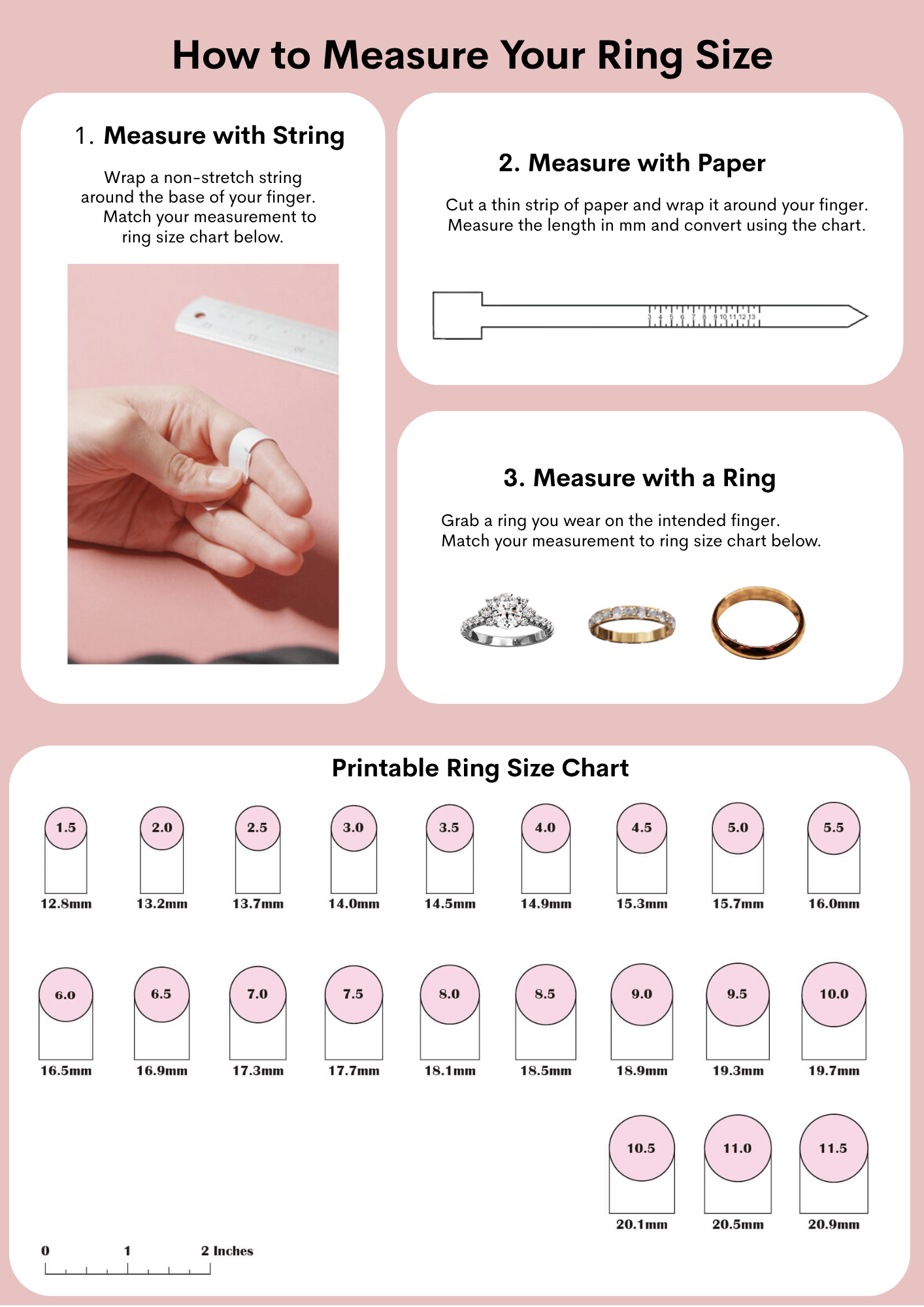 Ring Size Chart