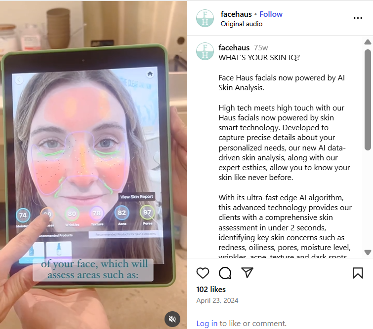 Face Haus facials now powered by AI Skin Analysis