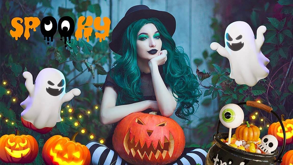 Edita tus fotos de Halloween con el mejor editor de fotos de Halloween: Encuentra marcos, fondos, collages, stickers, avatares y mas
