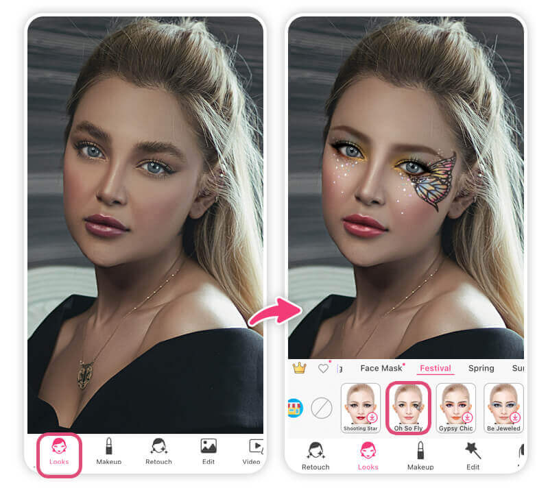 Schmetterlings-Makeup: Oh So Fly Entdecke das Schmetterlings-Makeup Oh So Fly in einer kostenlosen App.