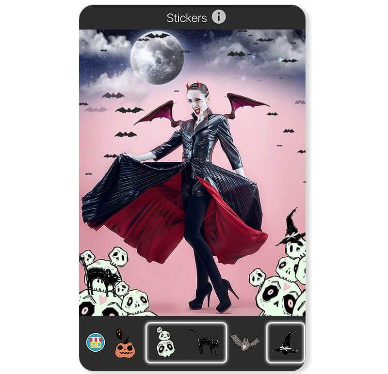 editor de fotos de halloween