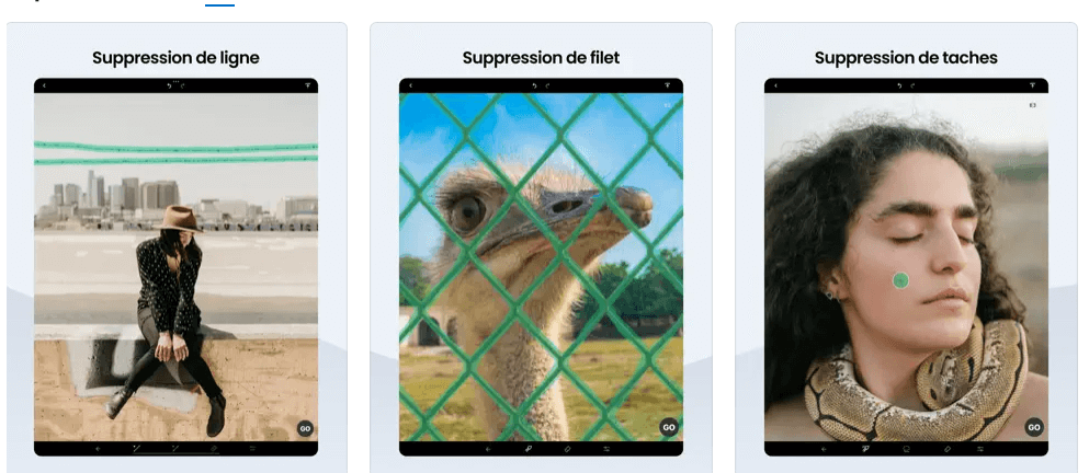 Supprimer reflet sur photo