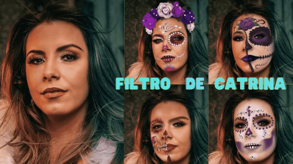 Descubre el mejor filtro de Catrina para este Halloween y Día de los Muertos y dale un toque especial a tu celebración.