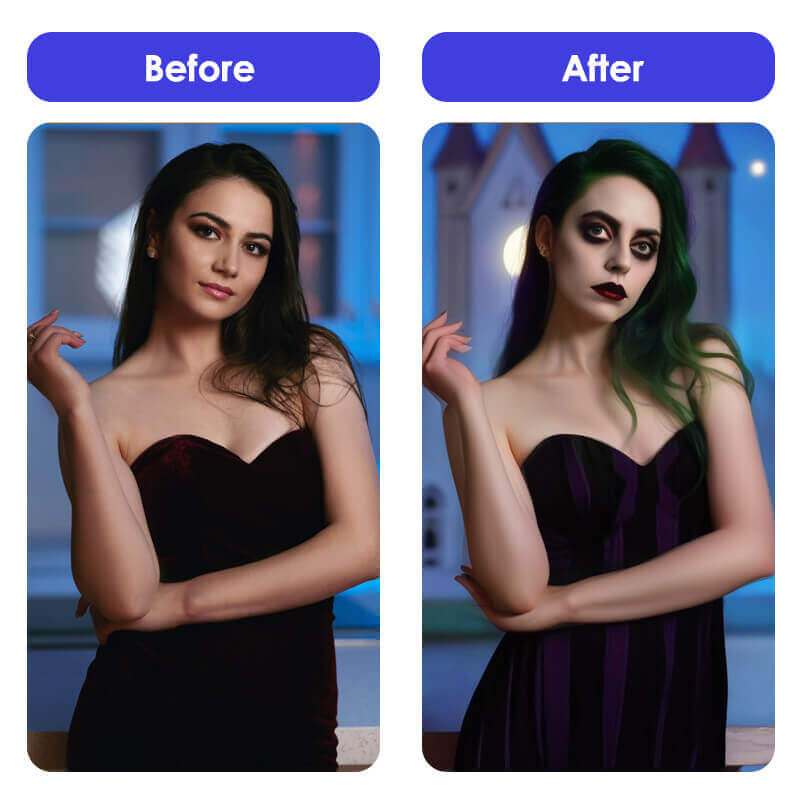 Beetlejuice Filter: So siehst du als Tim Burton Charakter aus