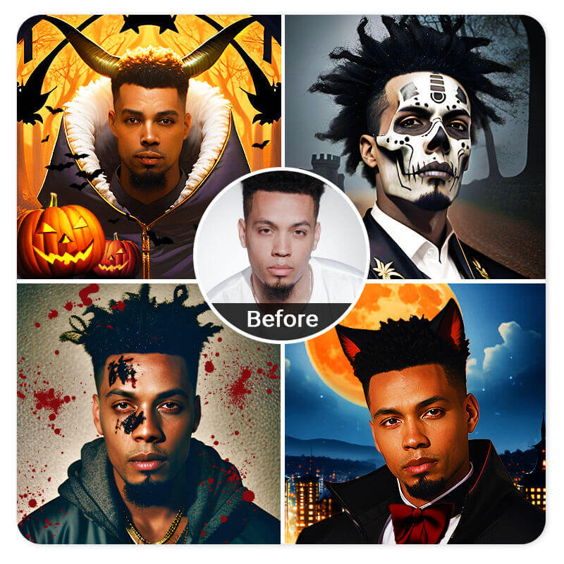 editor de fotos de halloween