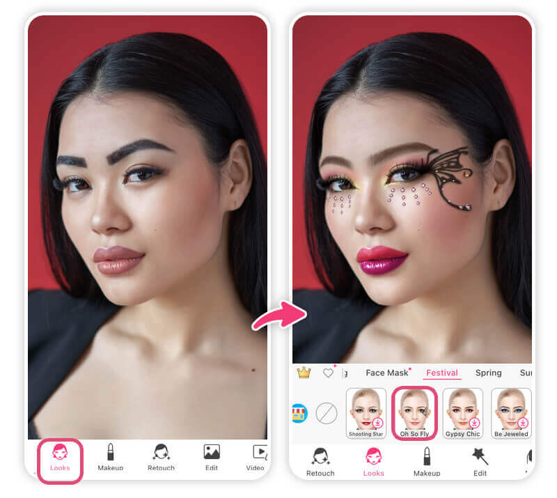 Schmetterlings-Makeup: La Mystique Entdecke den Schmetterlings-Makeup-Look La Mystique.