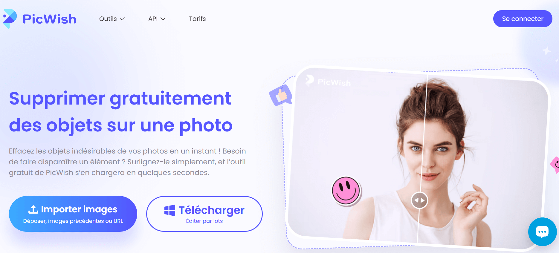 Supprimer reflets sur photo