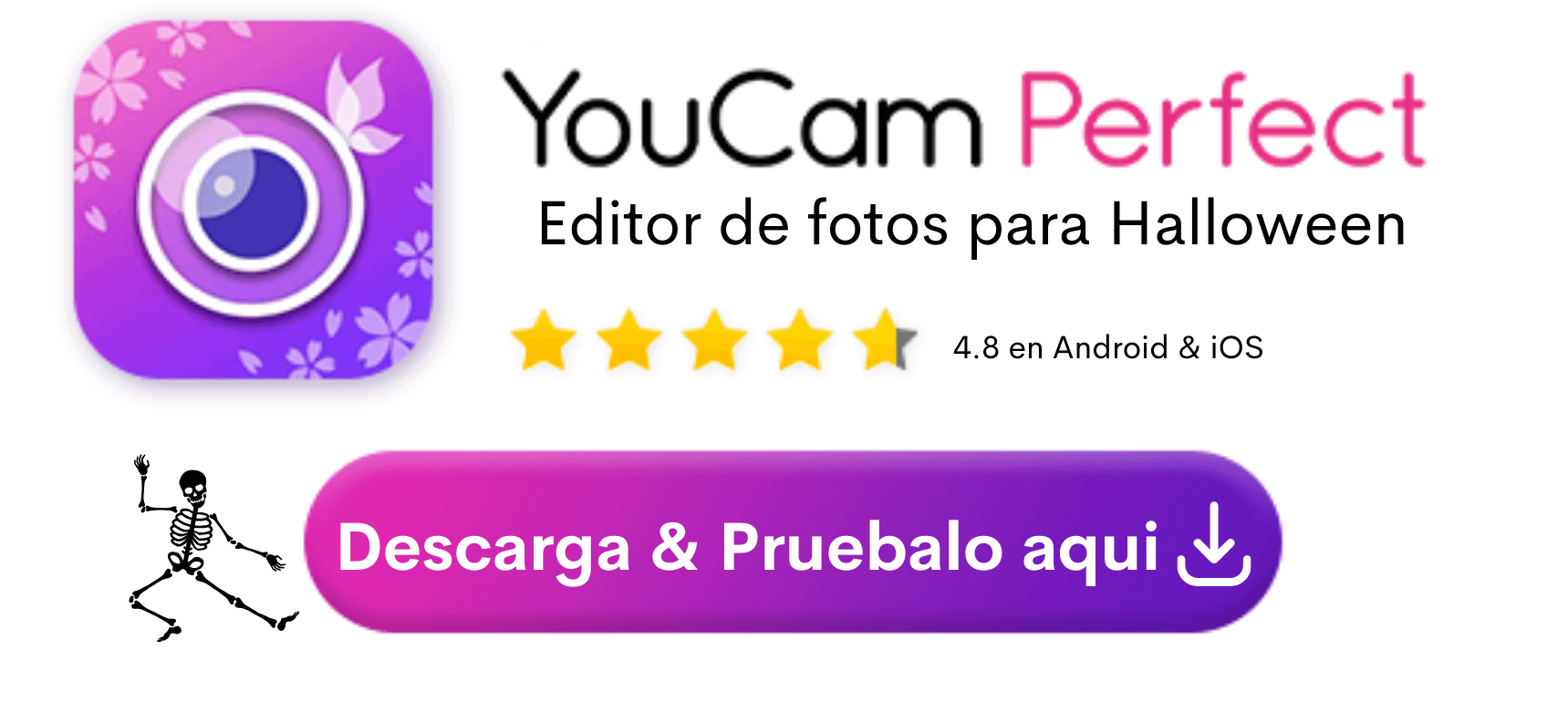 la app con invitaciones de Halloween para editar la app con invitaciones de Halloween para editar