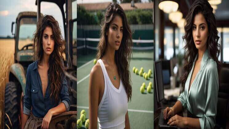 Ragazza creata con intelligenza artificiale: Francesca Giubelli