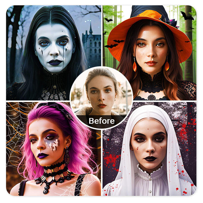 editor de fotos de halloween