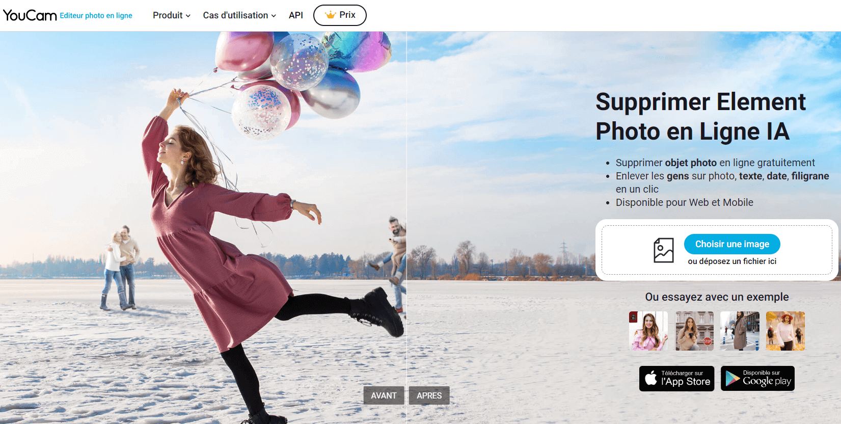 Supprimer reflets lunettes en ligne