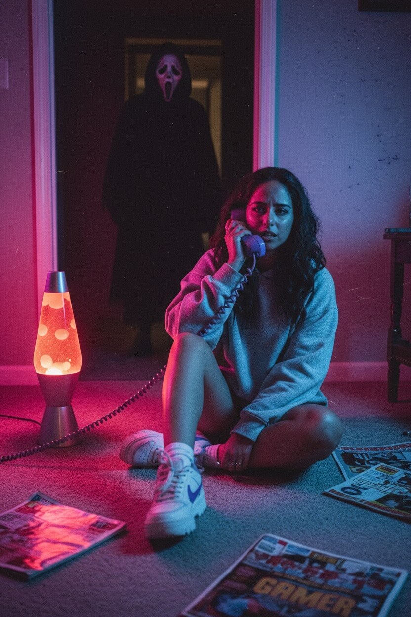 crear fotos de Halloween con Ghostface 