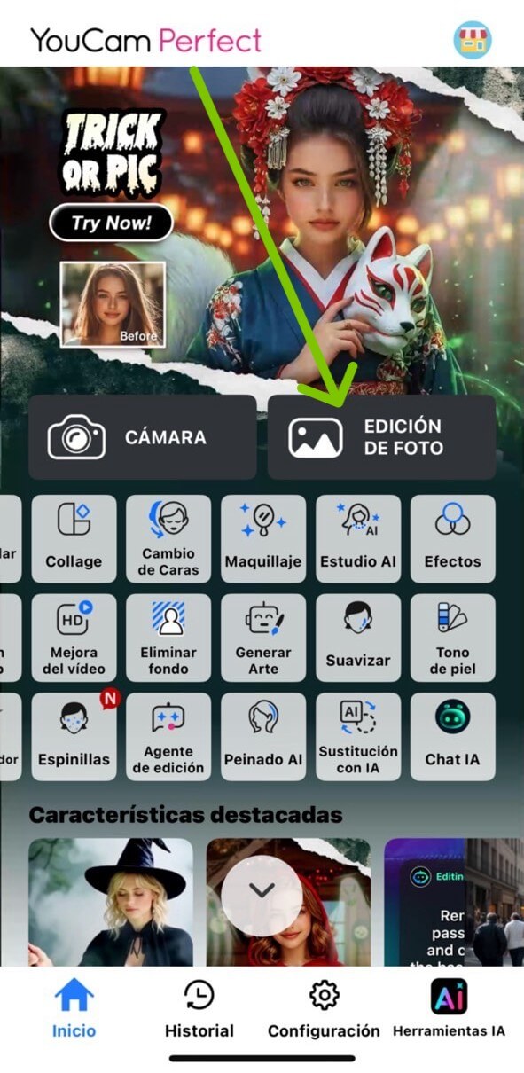 crear fotos de Halloween IA