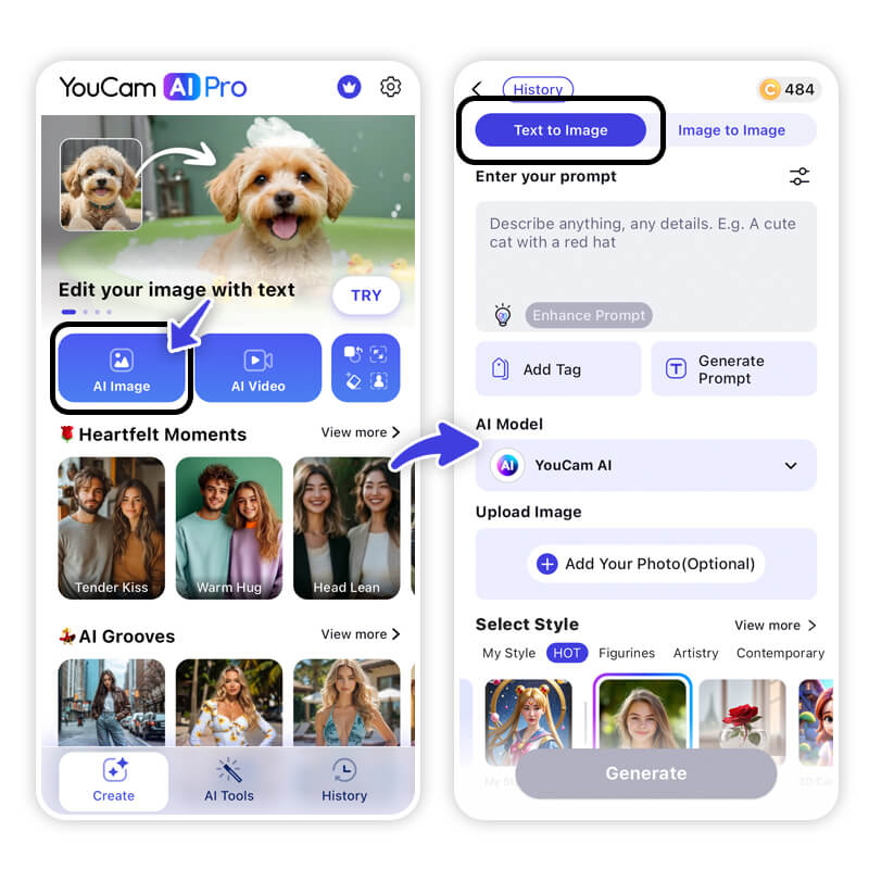 How to Use AI Multiple Models on YouCam AI Pro?