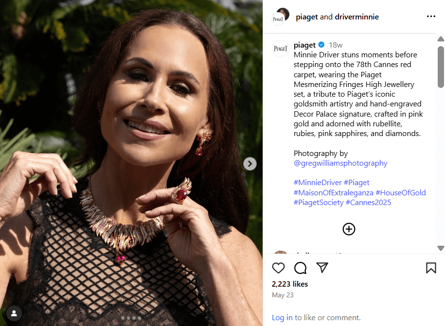 Famosos con cara triangular: Minnie Driver