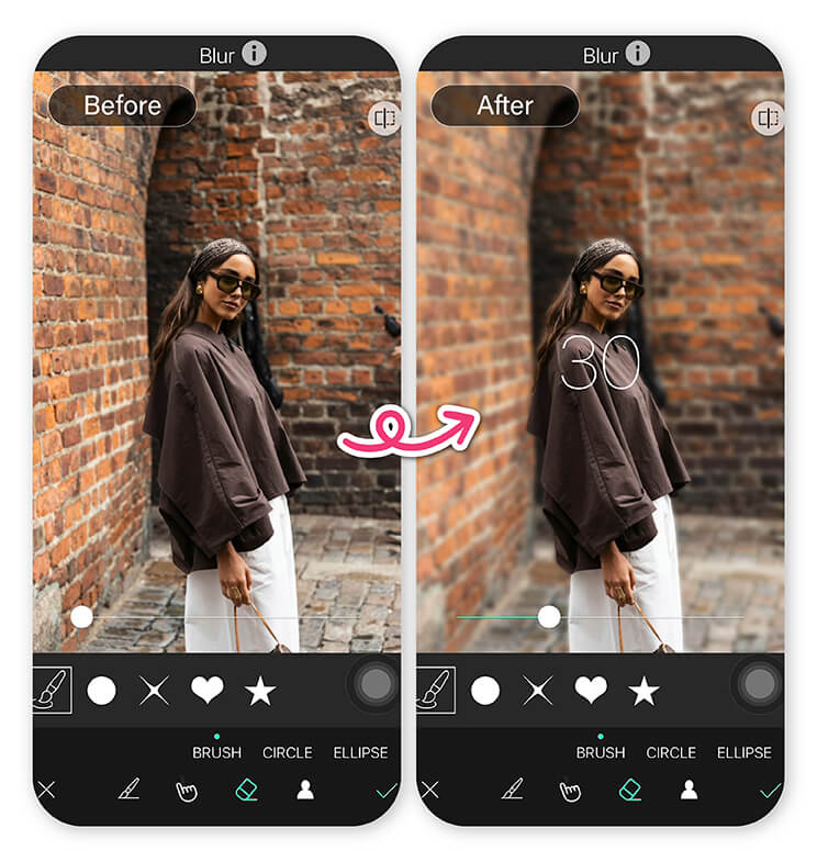 Exemplo de papel de parede com fundo desfocado para destacar o objeto principal.