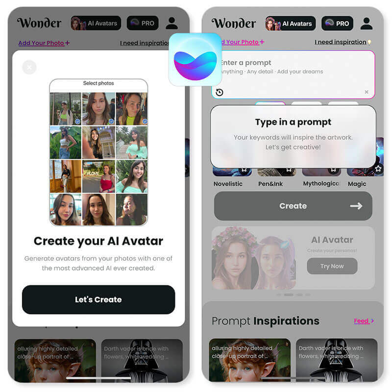 Wonder AI Art: Mit KI Bilder generieren