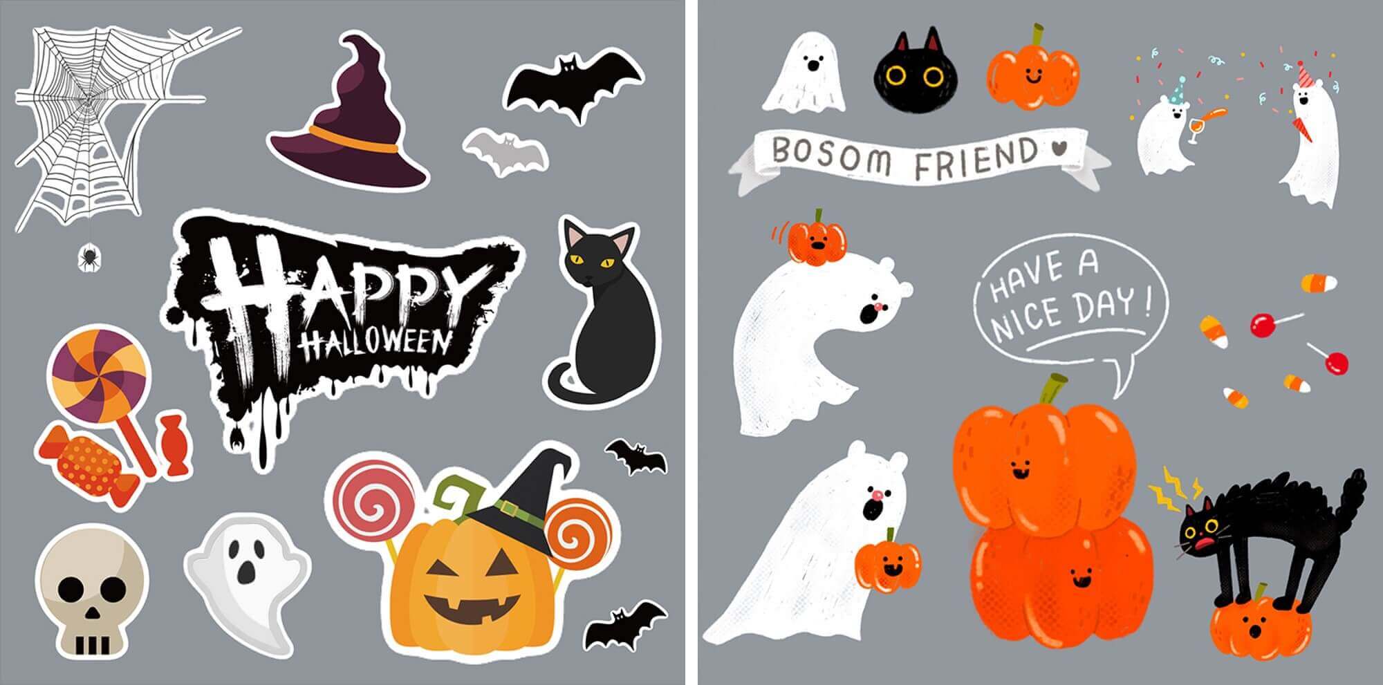 Altri Sticker di Halloween Divertenti