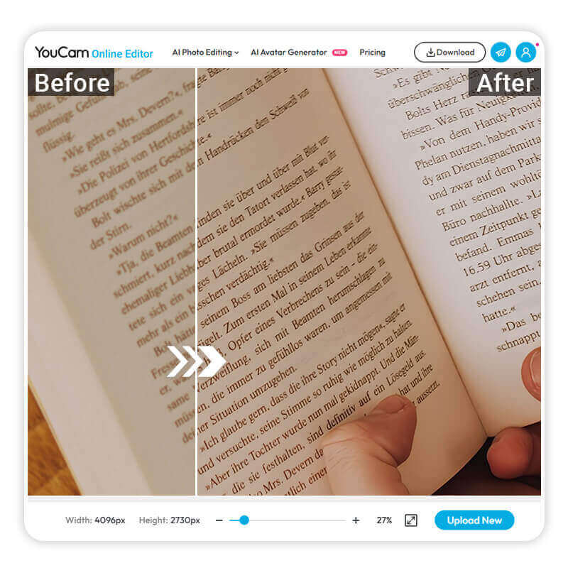 Importer PDF pour améliorer la qualité d'un PDF en HD Importer PDF pour améliorer la qualité d'un PDF en HD