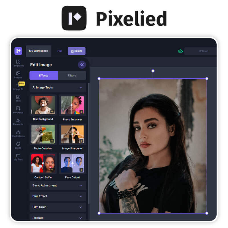 Pixelied Verbessere deine Bilder mit Pixelied.