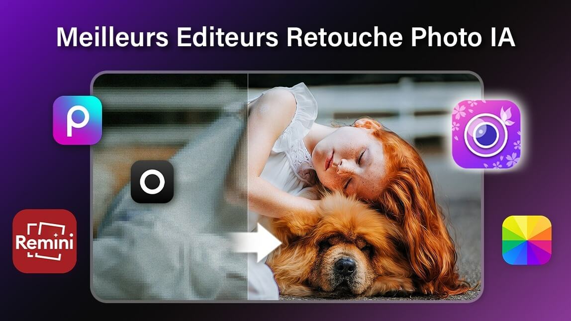 Meilleures applications IA retouche photo IA pour iPhone et Android en 2025