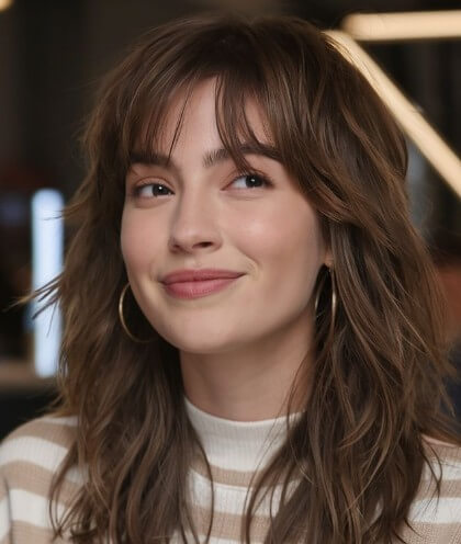 Tendance coupe de cheveux femme été 2025 : shag ondulé Tendance coupe de cheveux femme été 2025 : shag ondulé