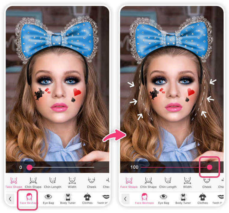 Como editar e retocar o seu look no YouCam Makeup