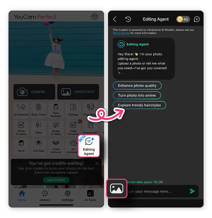 Create Your Rain Photoshoot using AI