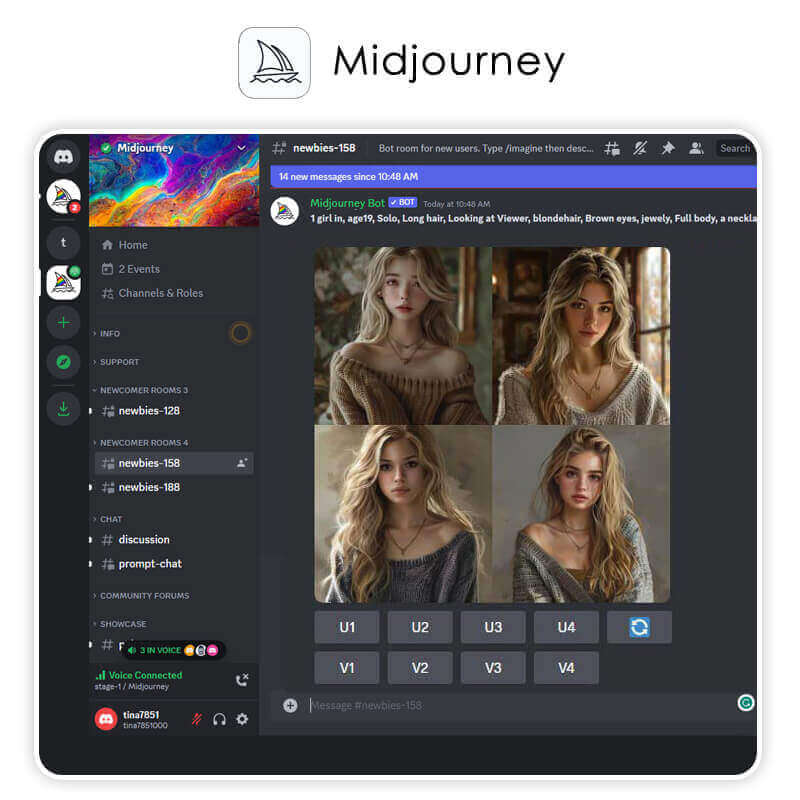 Midjourney (web): Miglior Generatore di Immagini AI di Alta Qualità