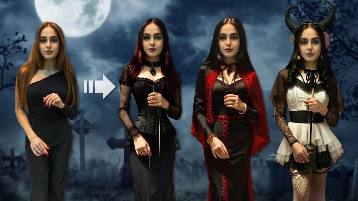 Fantasias de Halloween: Melhor App De IA Para Estilo Gótico