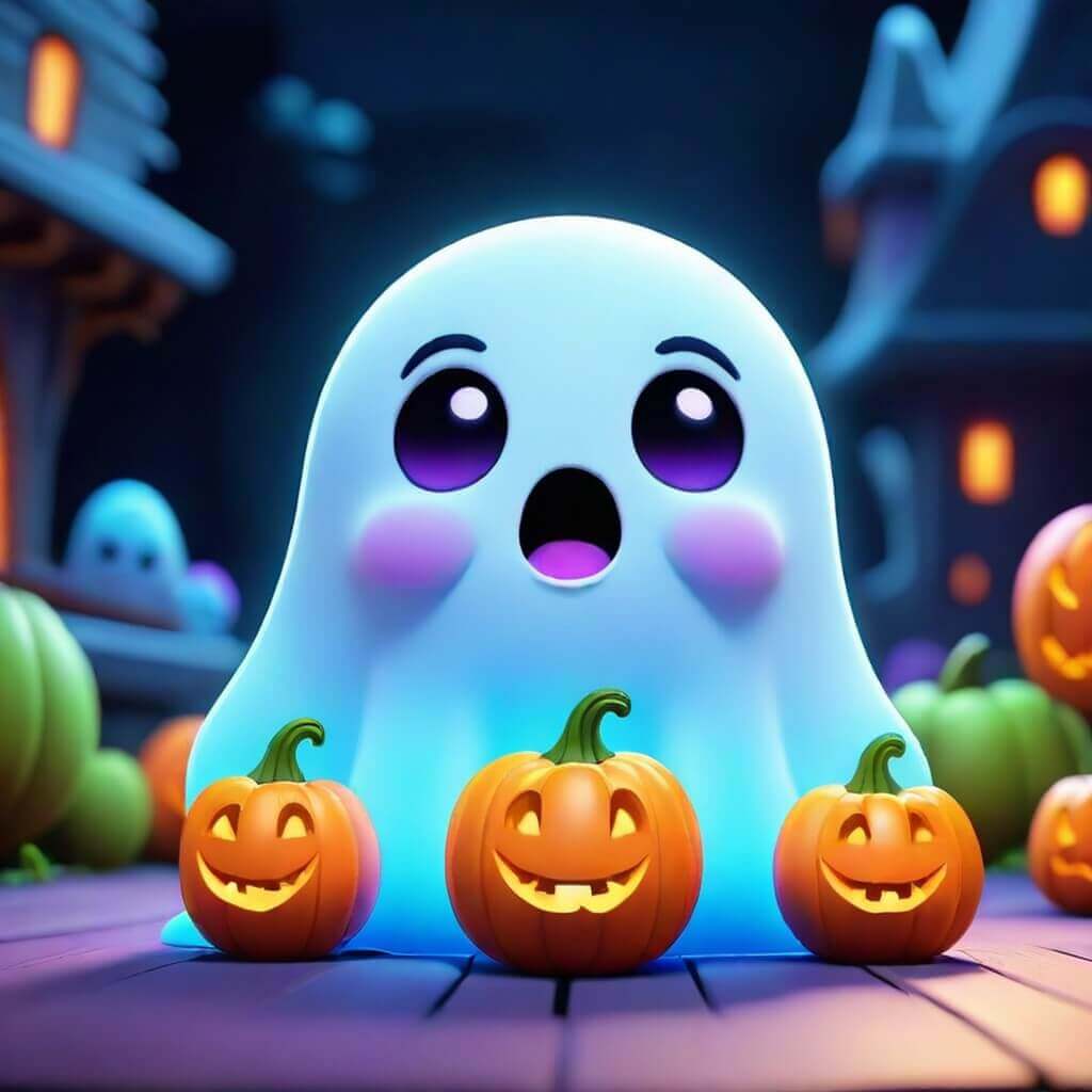 Buon Halloween: Immagini di Halloween Carine Crea Immagini di Halloween Carine Con il Generatore di Immagini AI