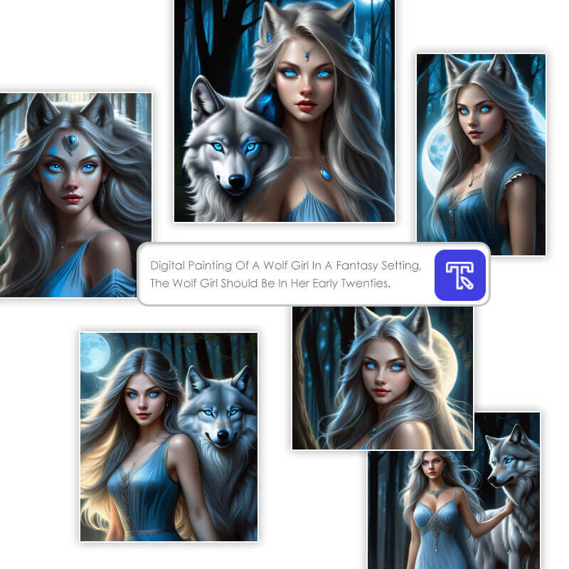 Gerador de Texto para Imagem de Halloween Interface do YouCam AI Pro mostrando a criação de uma imagem de Halloween a partir de texto.