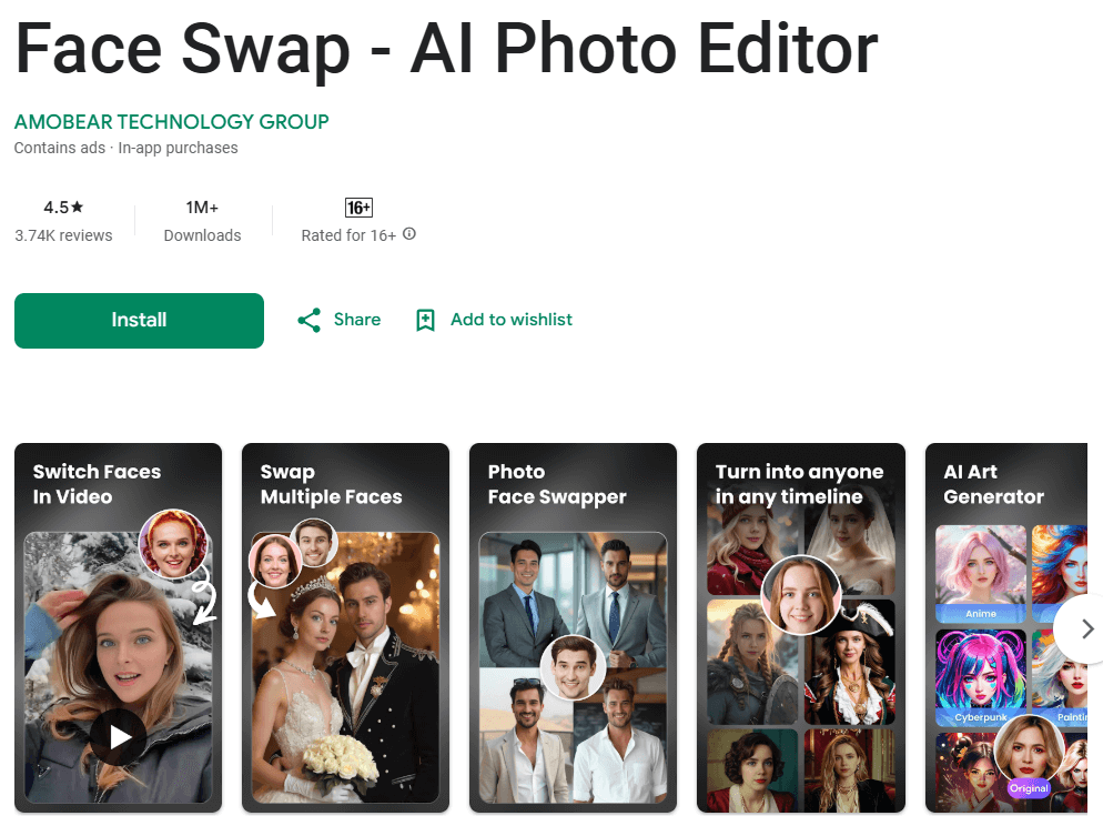 Try Face Swap Now! Alternative Face Swap App