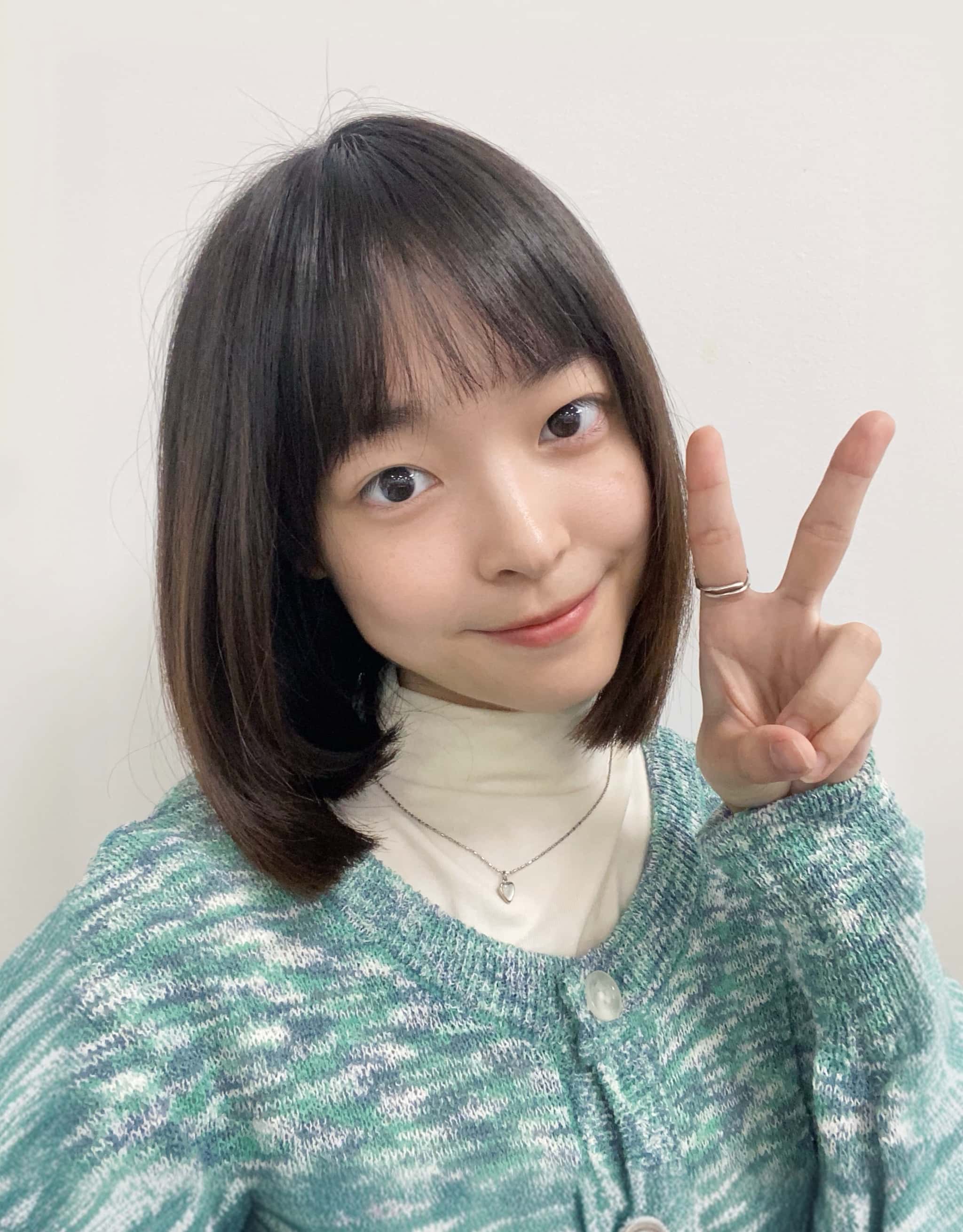 AI拡張した自撮り写真